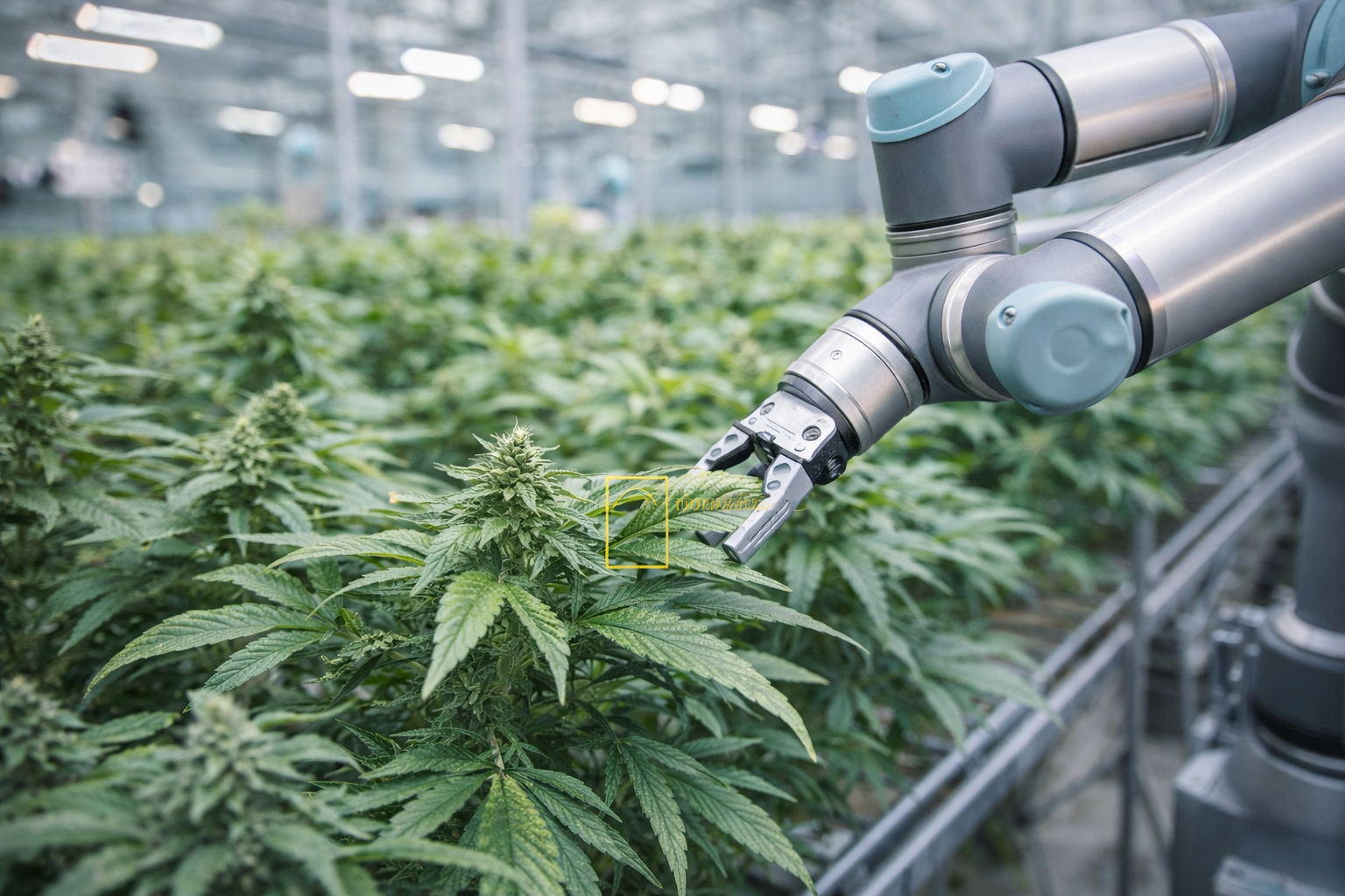 Robotic automation in greenhouse